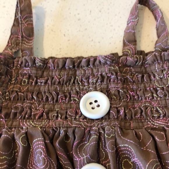 Penelope Mack Brown embroidered floral sundress - Picture 3 of 4